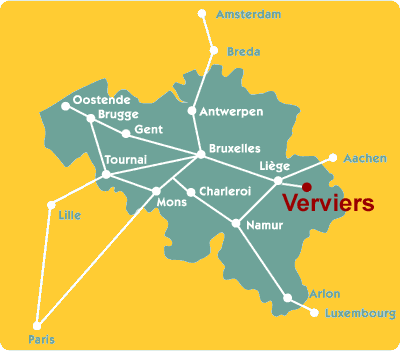 Plan des grandes villes environnantes